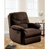 35" Chocolate Microfiber Recliner - Homeroots - Flyclothing LLC