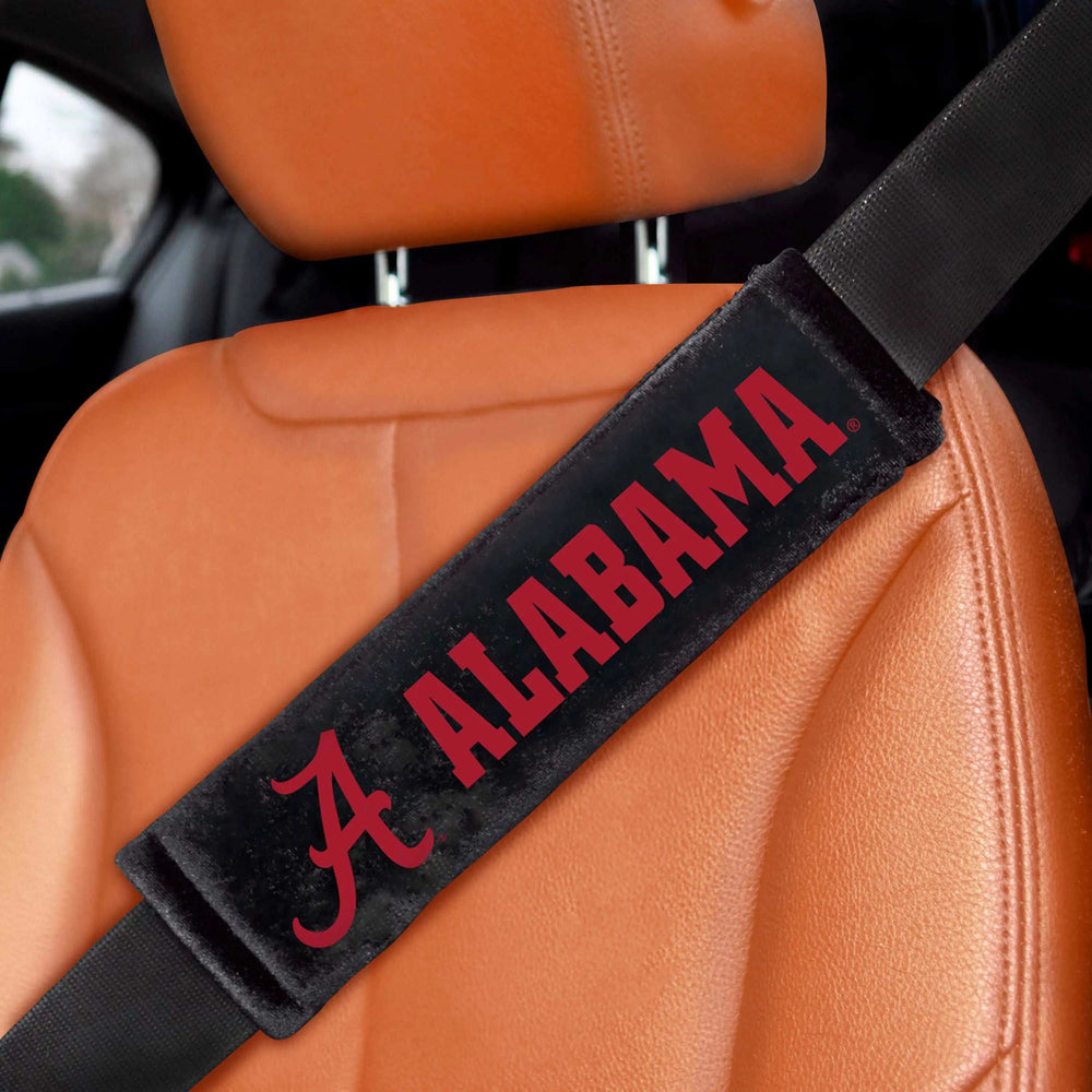 Alabama Crimson Tide Embroidered Seatbelt Pad - 2 Pieces - Alabama - Flyclothing LLC