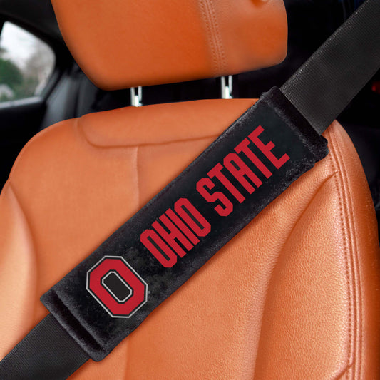 Ohio State Buckeyes Embroidered Seatbelt Pad - 2 Pieces - Ohio State