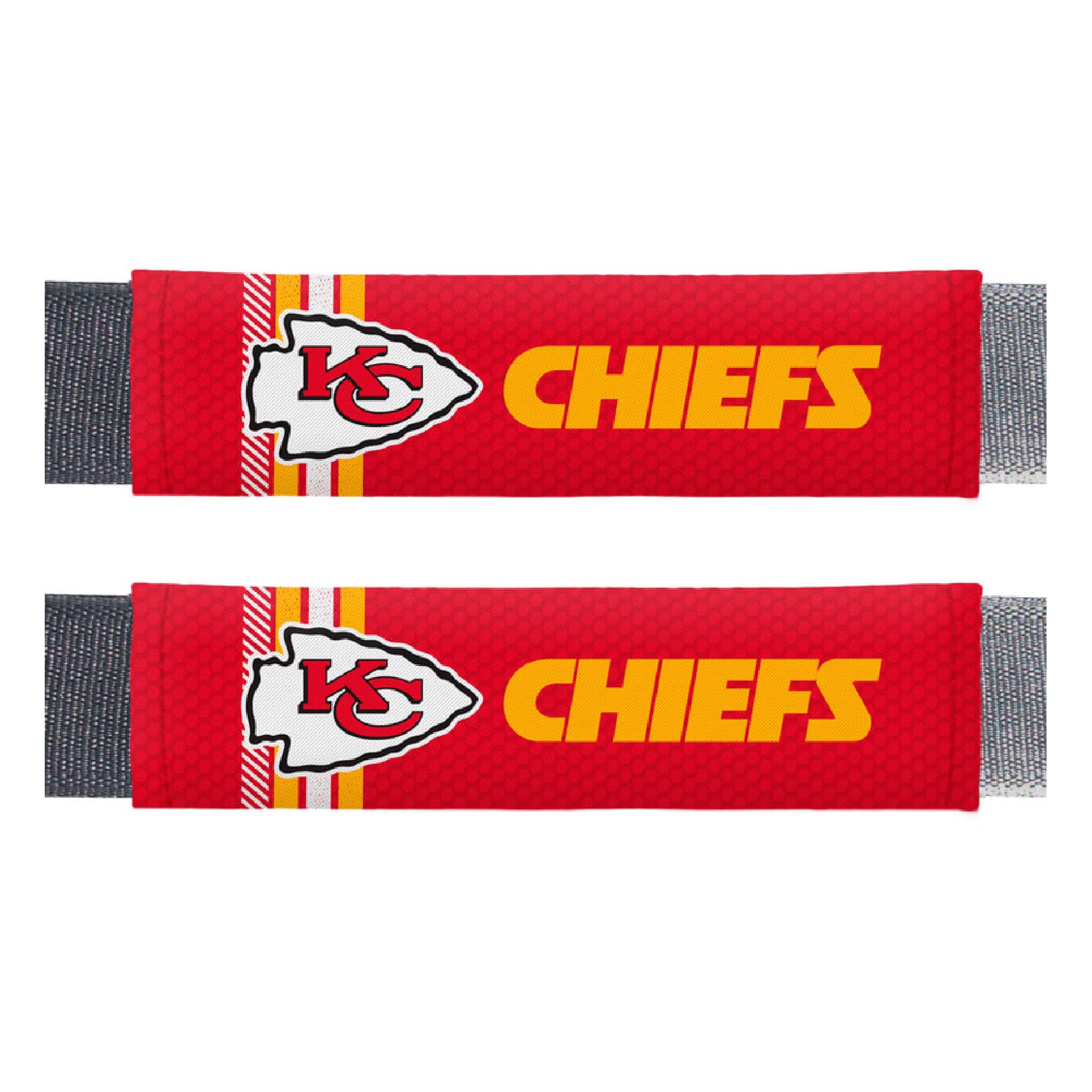 Kansas City Chiefs Team Color Rally Seatbelt Pad - 2 Pieces - Kansas City Chiefs