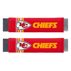 Kansas City Chiefs Team Color Rally Seatbelt Pad - 2 Pieces - Kansas City Chiefs