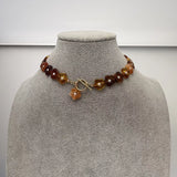 Retro Resin Flower Charm Necklace - Trendsi - Flyclothing LLC