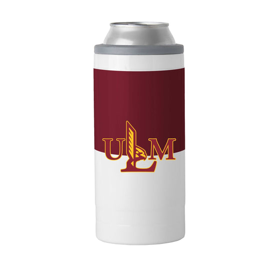 LA Monroe 12oz Colorblock Slim Can Coolie - Logo Brands - Flyclothing LLC