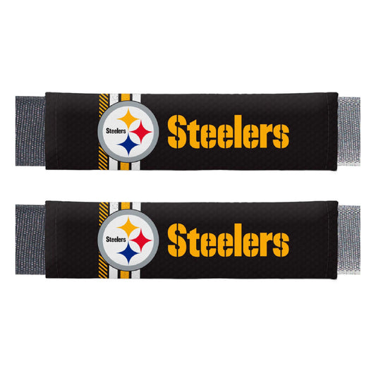 Pittsburgh Steelers Team Color Rally Seatbelt Pad - 2 Pieces - Pittsburgh Steelers