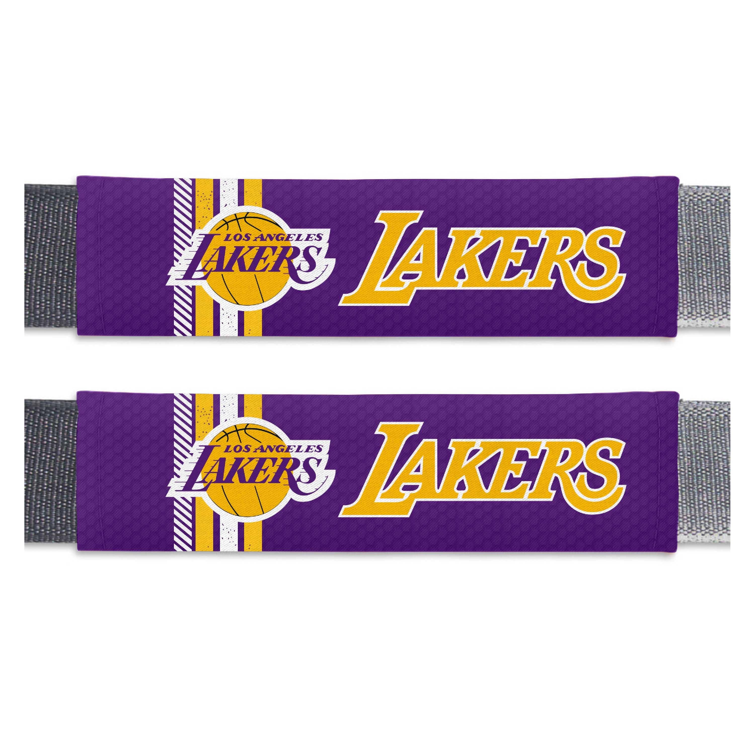 Los Angeles Lakers Team Color Rally Seatbelt Pad - 2 Pieces - Los Angeles Lakers