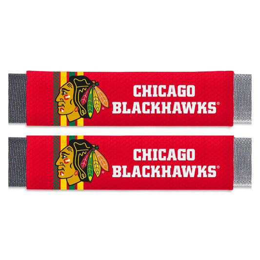 Chicago Blackhawks Team Color Rally Seatbelt Pad - 2 Pieces - Chicago Blackhawks