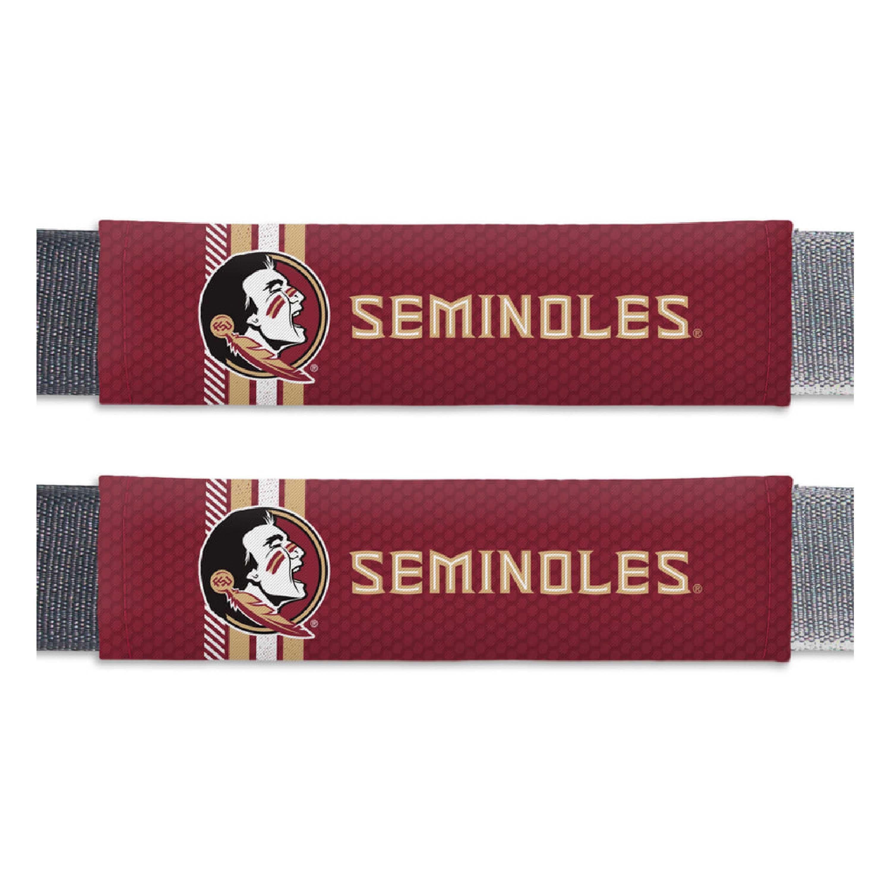 Florida State Seminoles Team Color Rally Seatbelt Pad - 2 Pieces - Florida State