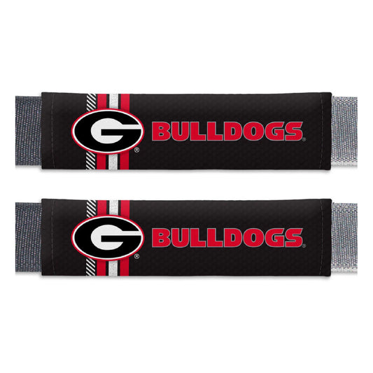 Georgia Bulldogs Team Color Rally Seatbelt Pad - 2 Pieces - Georgia