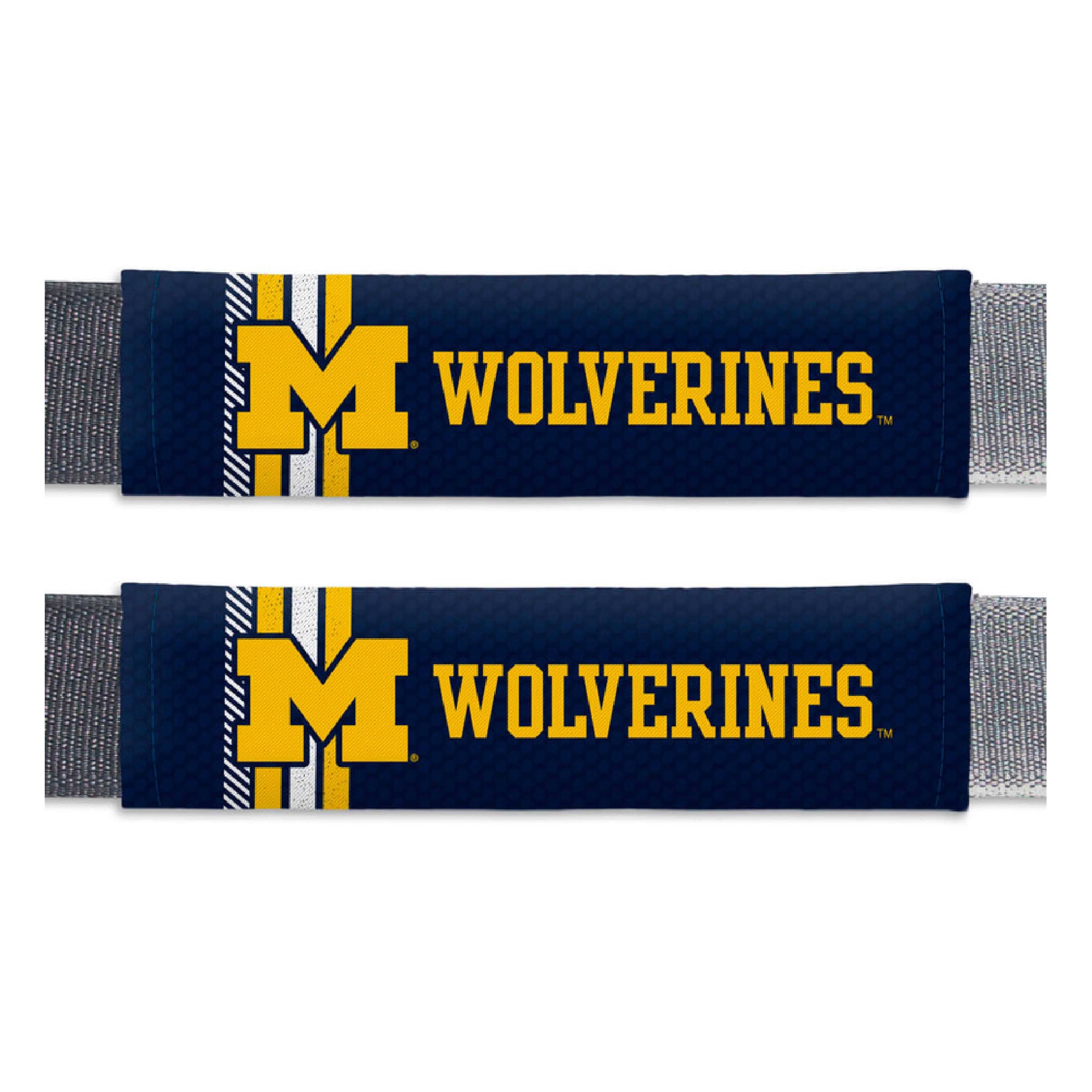 Michigan Wolverines Team Color Rally Seatbelt Pad - 2 Pieces