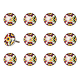 1.5" X 1.5" X 1.5" Yellow Blue And Red Knobs 12 Pack - Homeroots - Flyclothing LLC
