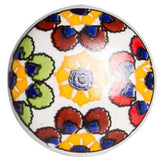 1.5" X 1.5" X 1.5" Yellow Blue And Red  Knobs 12 Pack - Homeroots