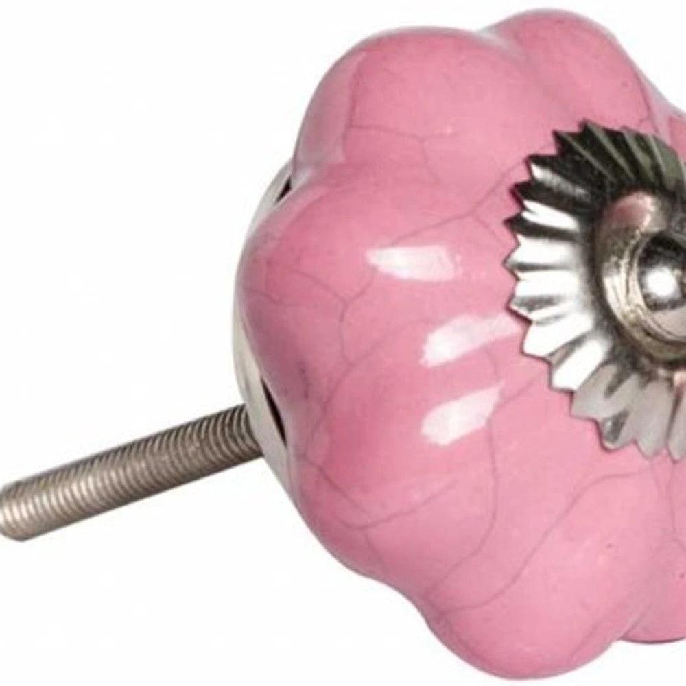 1.5" X 1.5" X 1.5" Pink Silver Asnd Red Knobs 12 Pack - Homeroots - Flyclothing LLC