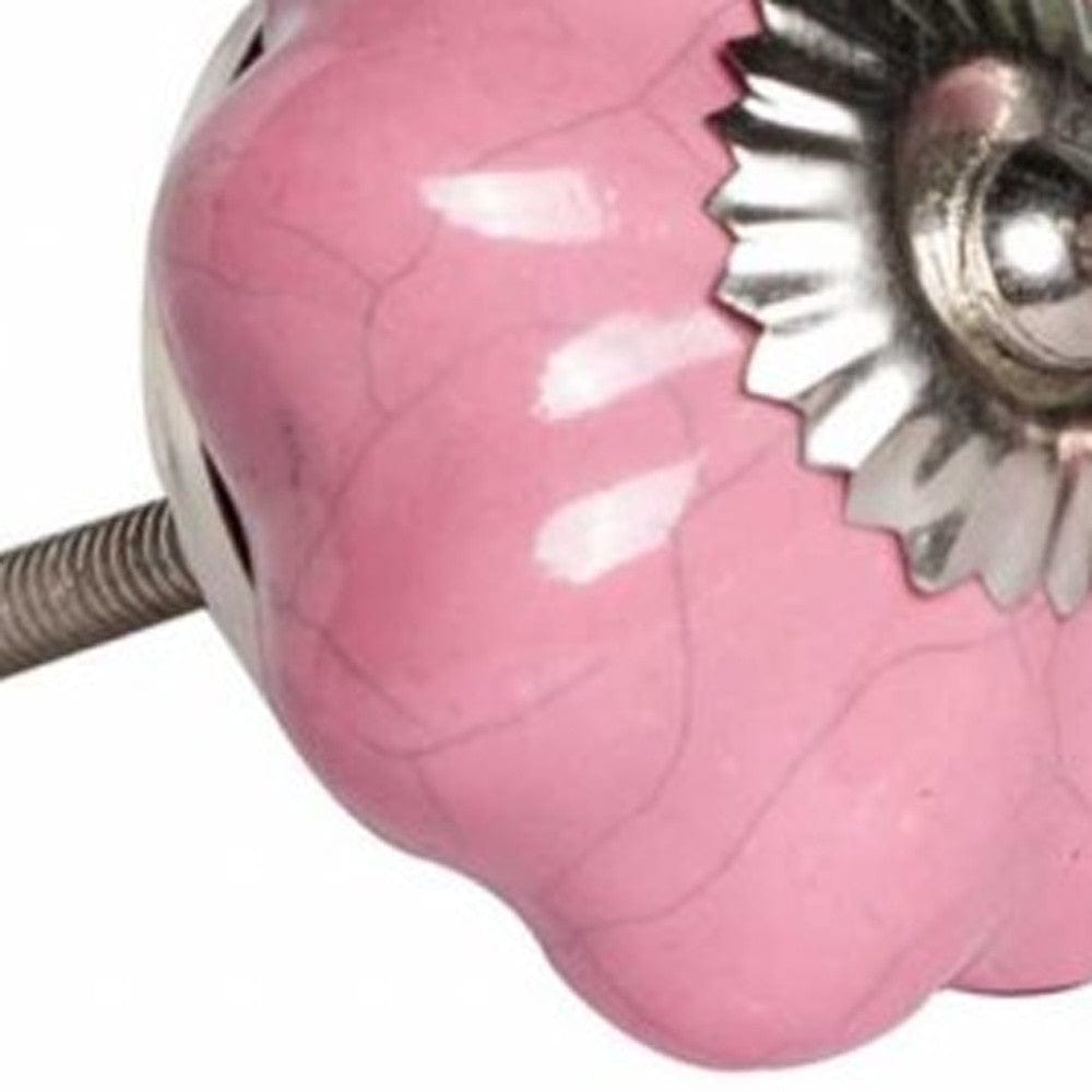 1.5" X 1.5" X 1.5" Pink Silver Asnd Red Knobs 12 Pack - Homeroots - Flyclothing LLC
