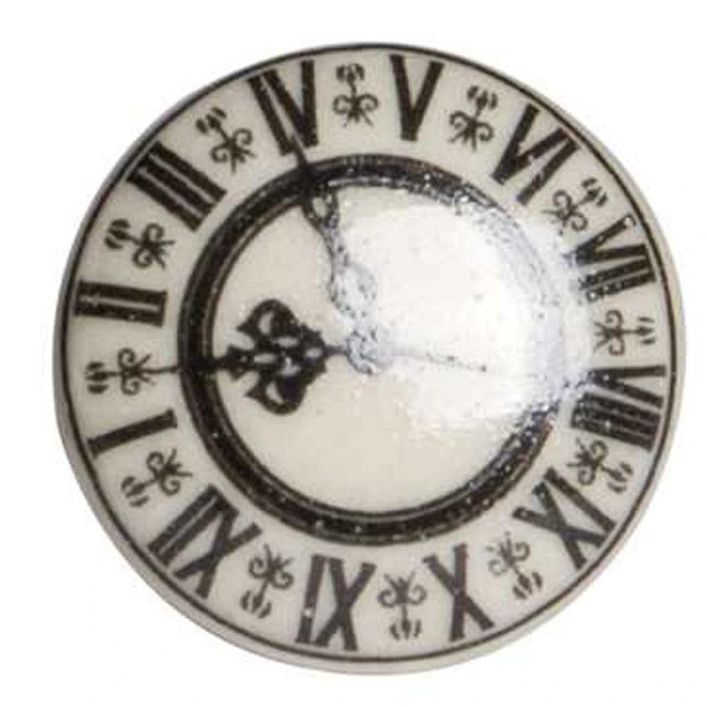 1.5" X 1.5" X 1.5" Cream Black And Gray Knobs 12 Pack - Homeroots - Flyclothing LLC