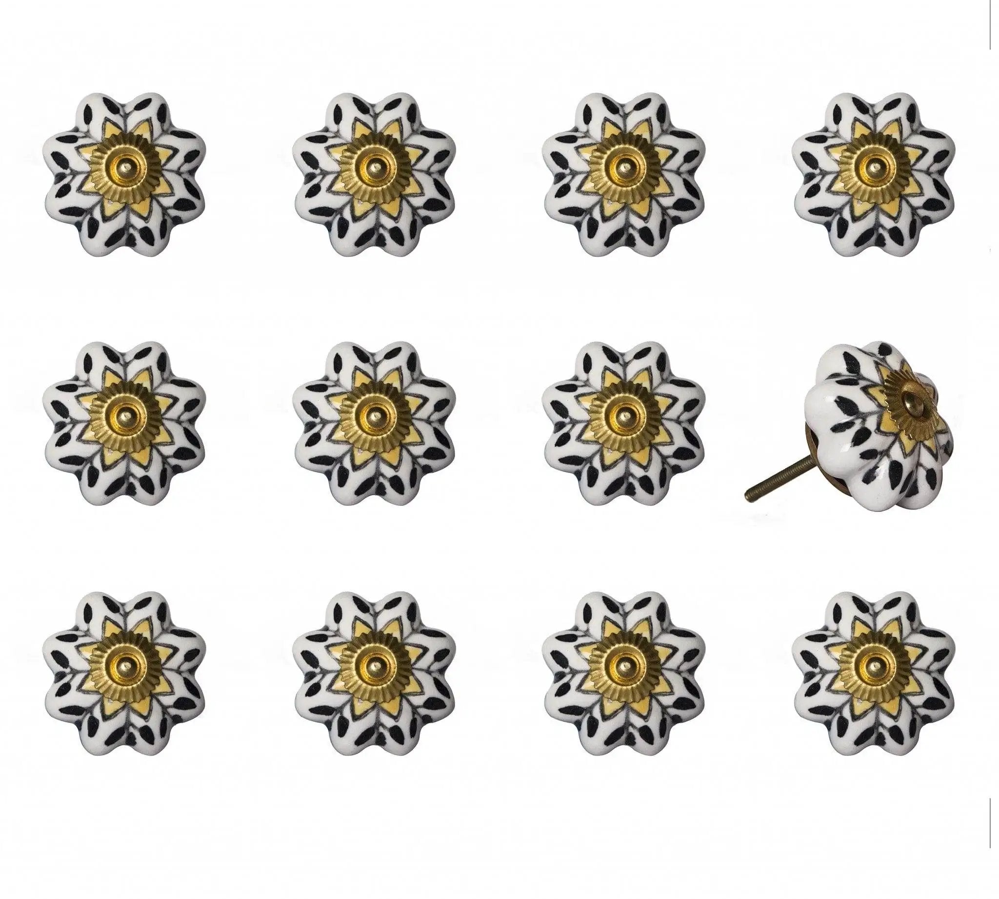 1.5" X 1.5" X 1.5" Yellow Blue And Red Knobs 12 Pack - Homeroots - Flyclothing LLC