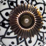 1.5" X 1.5" X 1.5" Black White Copper  Knobs 12 Pack - Homeroots