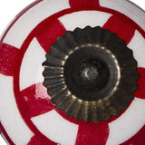 1.5" X 1.5" X 1.5" White Red And Navy Knobs 12 Pack - Homeroots