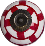 1.5" X 1.5" X 1.5" White Red And Navy Knobs 12 Pack - Homeroots - Flyclothing LLC