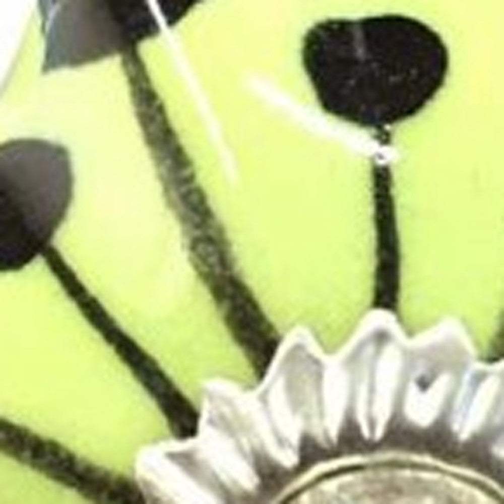 1.5" X 1.5" X 1.5" Yellow Green And Silver Knobs 12 Pack - Homeroots - Flyclothing LLC