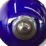 1.5" X 1.5" X 1.5" Navy And Copper  Knobs 12 Pack - Homeroots