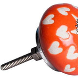 1.5" X 1.5" X 1.5" Orange White And Silver  Knobs 12 Pack - Homeroots