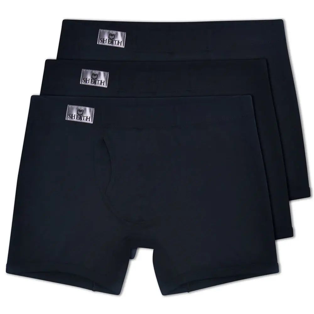 SHEATH 3.21 Modal Men's Pouch Boxer Brief 5" (3 Pack) - SHEATH UNDERWEAR - Flyclothing LLC