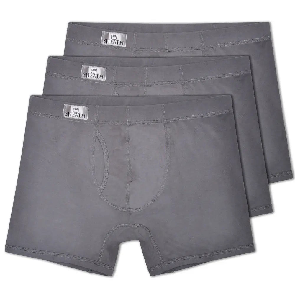 SHEATH 3.21 Modal Men's Pouch Boxer Brief 5" (3 Pack) - SHEATH UNDERWEAR - Flyclothing LLC