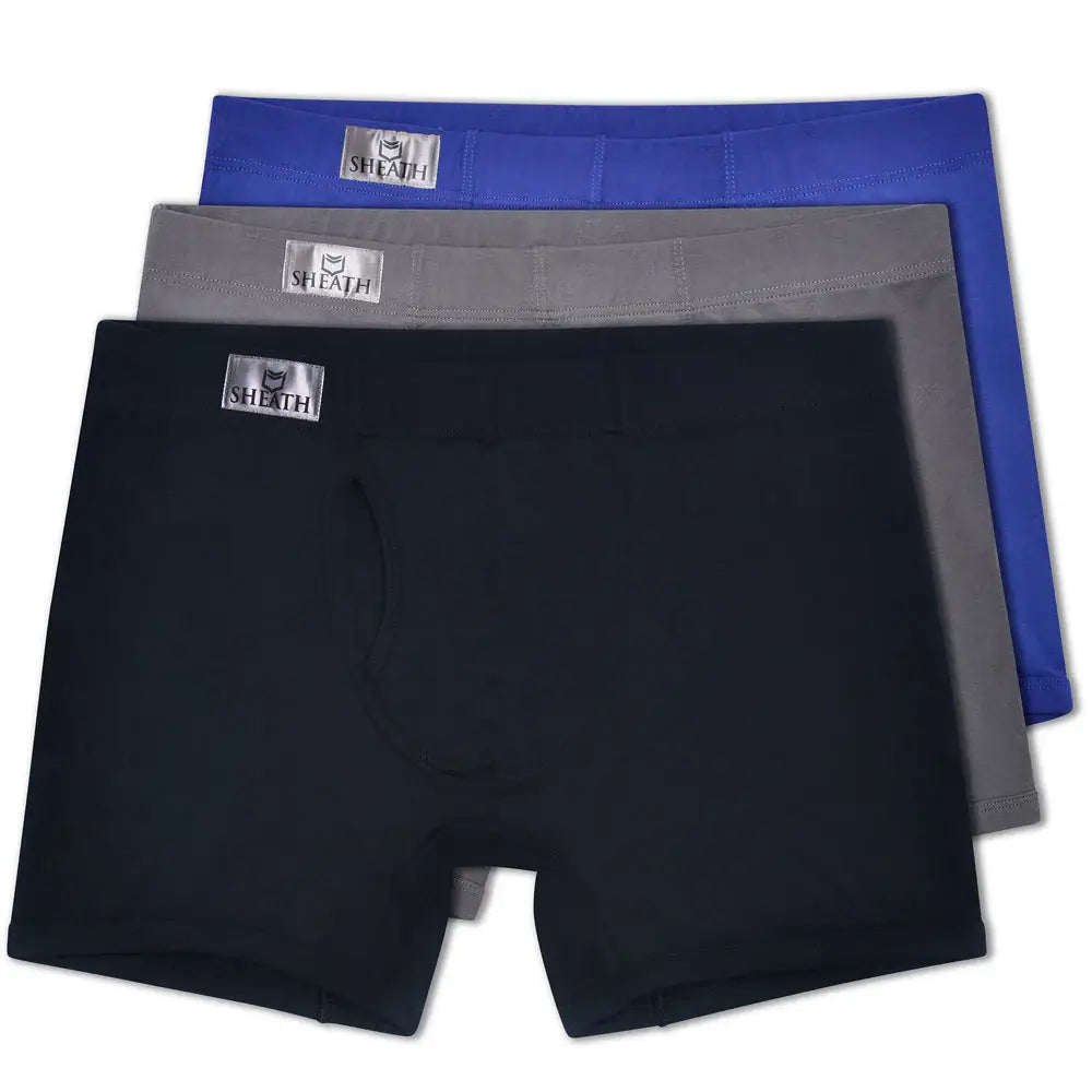 SHEATH 3.21 Modal Men's Pouch Boxer Brief 5" (3 Pack) - SHEATH UNDERWEAR - Flyclothing LLC
