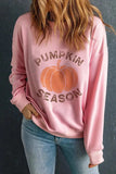 Graphic Round Neck Long Sleeve Sweatshirt - Trendsi - Flyclothing LLC