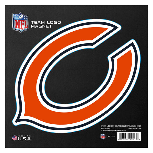 Chicago Bears Large Team Logo Magnet 10" (8.7329"x8.3078") - Chicago Bears