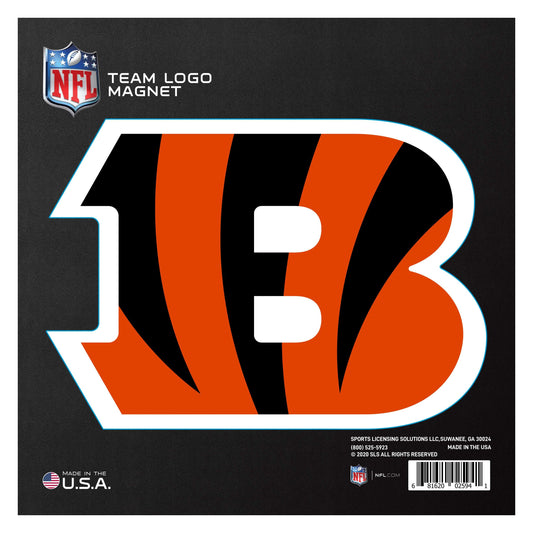 Cincinnati Bengals Large Team Logo Magnet 10" (8.7329"x8.3078") - Cincinnati Bengals