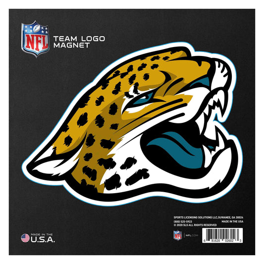 Jacksonville Jaguars Large Team Logo Magnet 10" (8.7329"x8.3078") - Jacksonville Jaguars