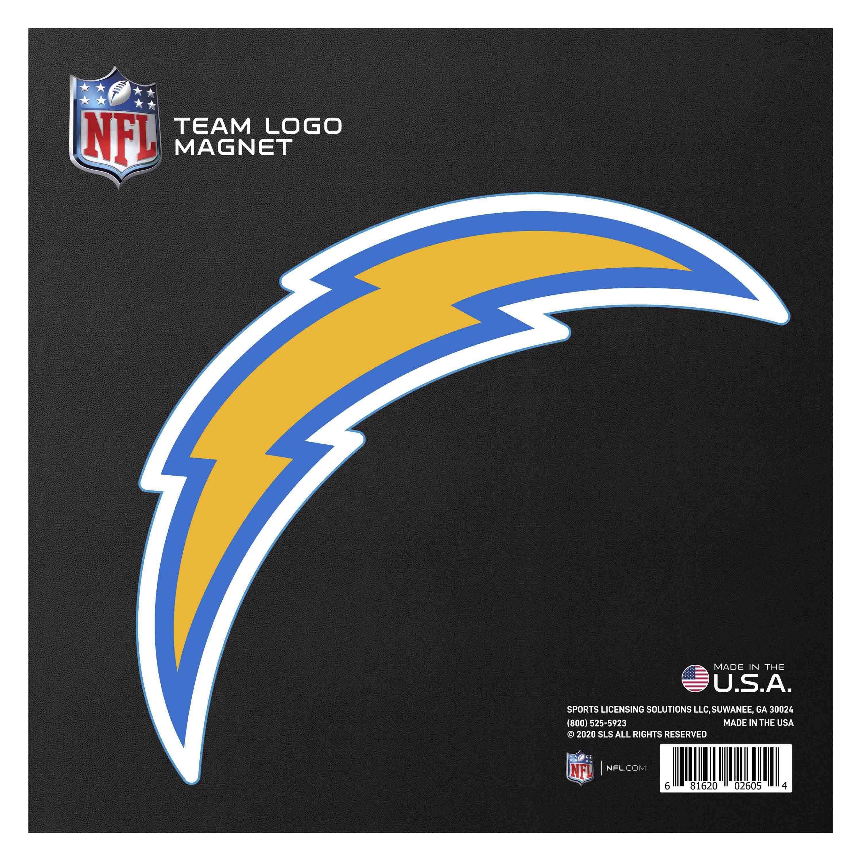 Los Angeles Chargers Large Team Logo Magnet 10" (8.7329"x8.3078") - Los Angeles Chargers