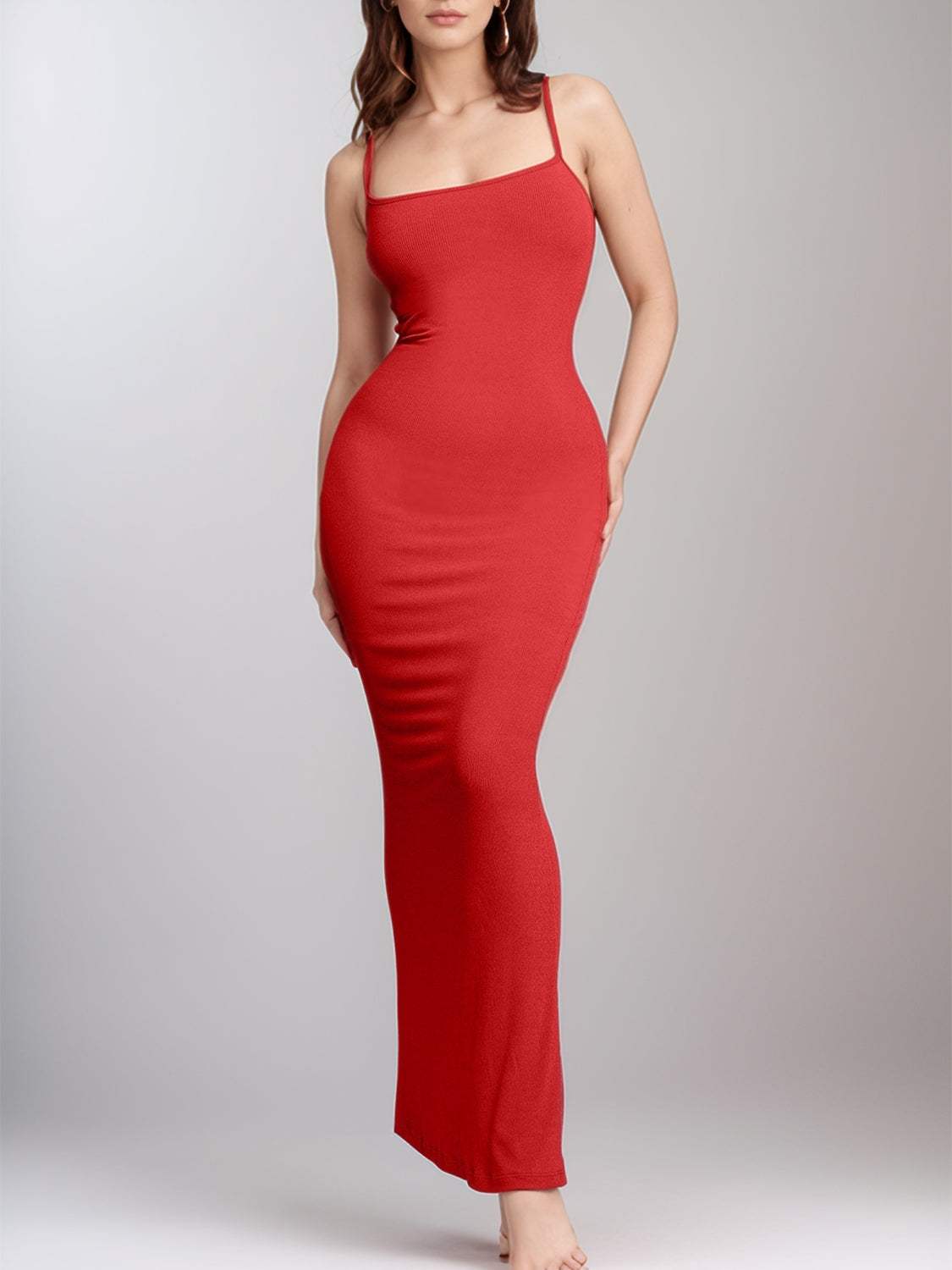 Basic Bae Built-In Shapewear Sleeveless Maxi Dress - Trendsi - Flyclothing LLC