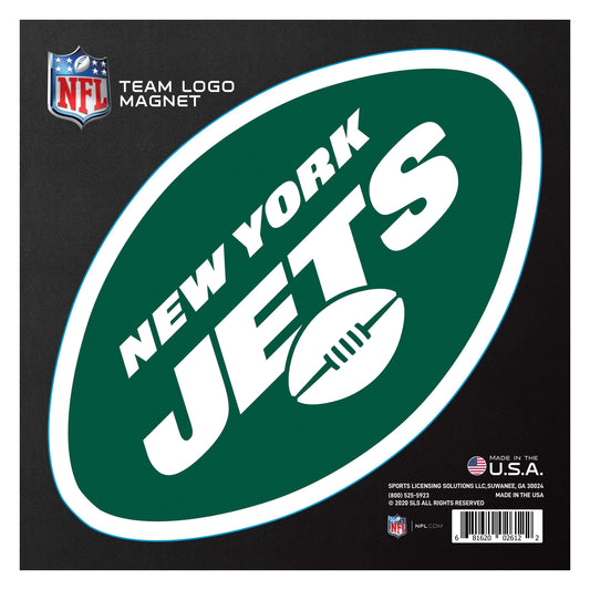 New York Jets Large Team Logo Magnet 10" (8.7329"x8.3078") - New York Jets