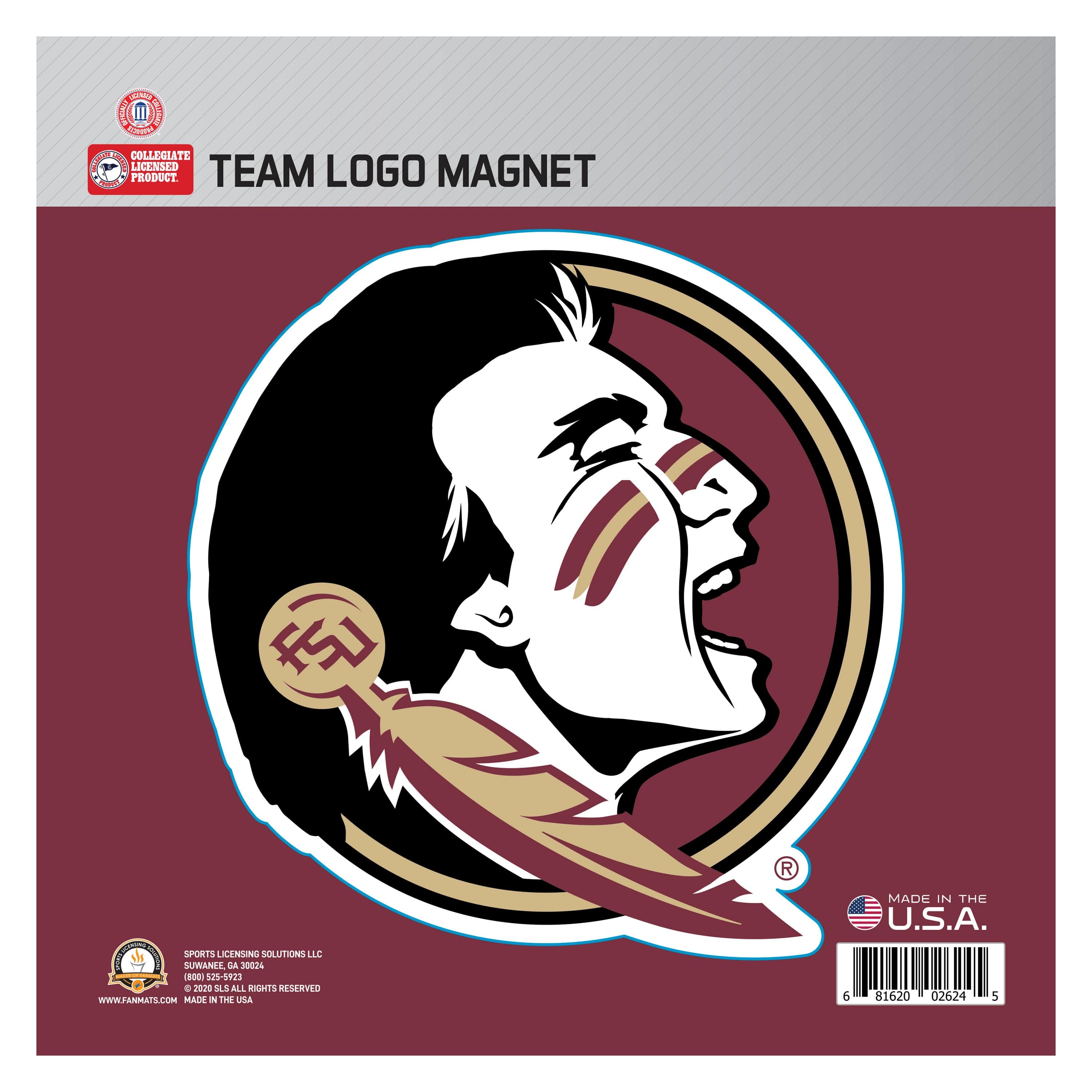 Florida State Seminoles Large Team Logo Magnet 10" (8.7329"x8.3078") - Florida State