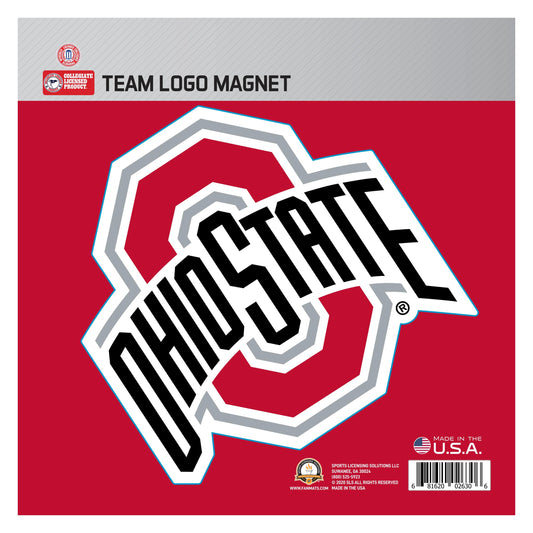 Ohio State Buckeyes Large Team Logo Magnet 10" (8.7329"x8.3078") - Ohio State