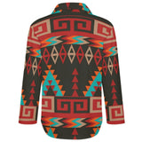 Baha Ranch Santa Fe Aztec Button Up Blouse