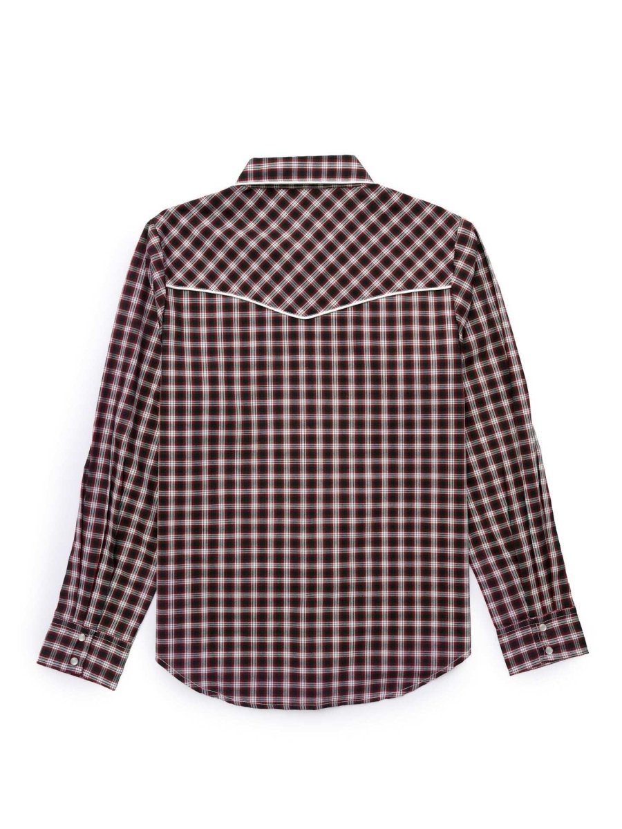 Women's Ely Walker Black Check Western Snap Shirt - Ely Cattleman - Flyclothing LLC