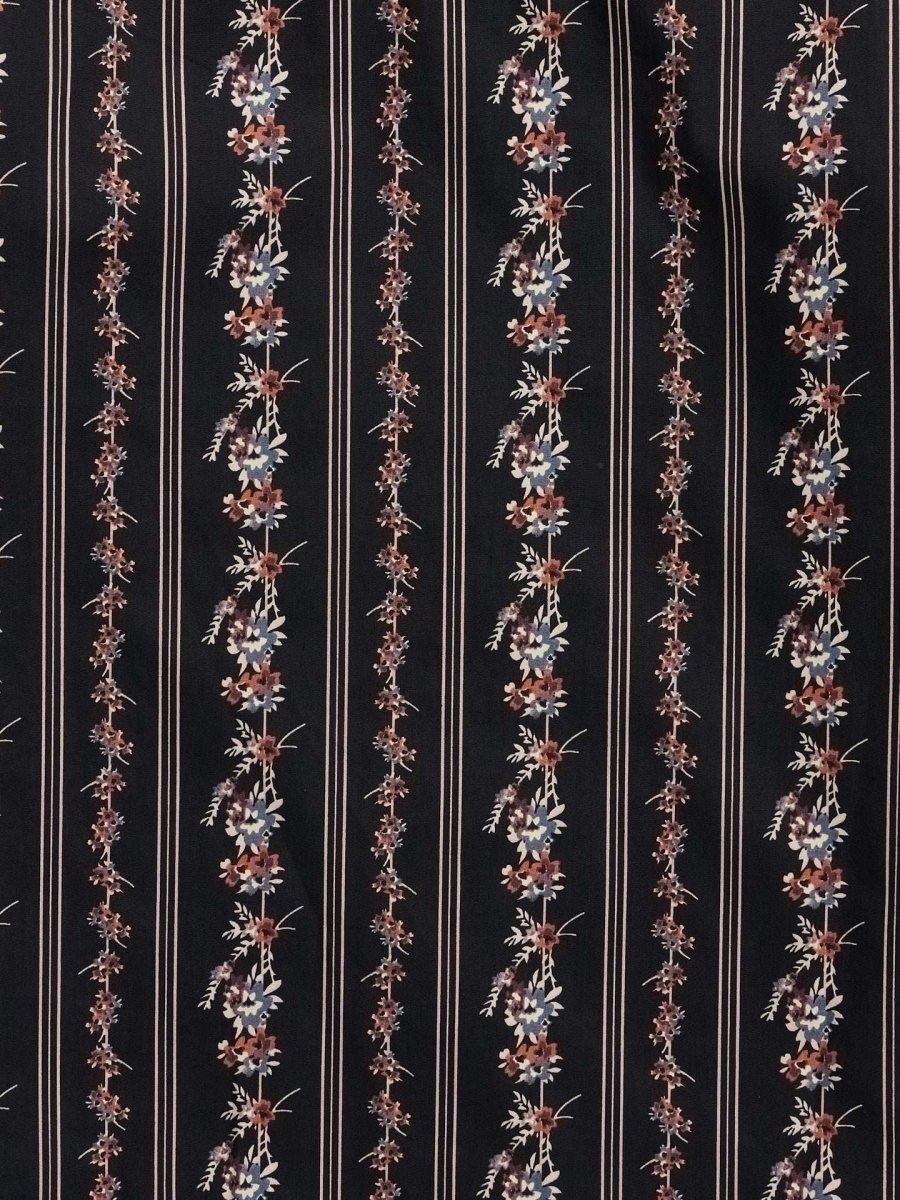 Women's Ely Walker Black Wallpaper Floral Print Western Snap Shirt - Ely Cattleman - Flyclothing LLC