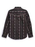 Women's Ely Walker Black Wallpaper Floral Print Western Snap Shirt - Ely Cattleman - Flyclothing LLC