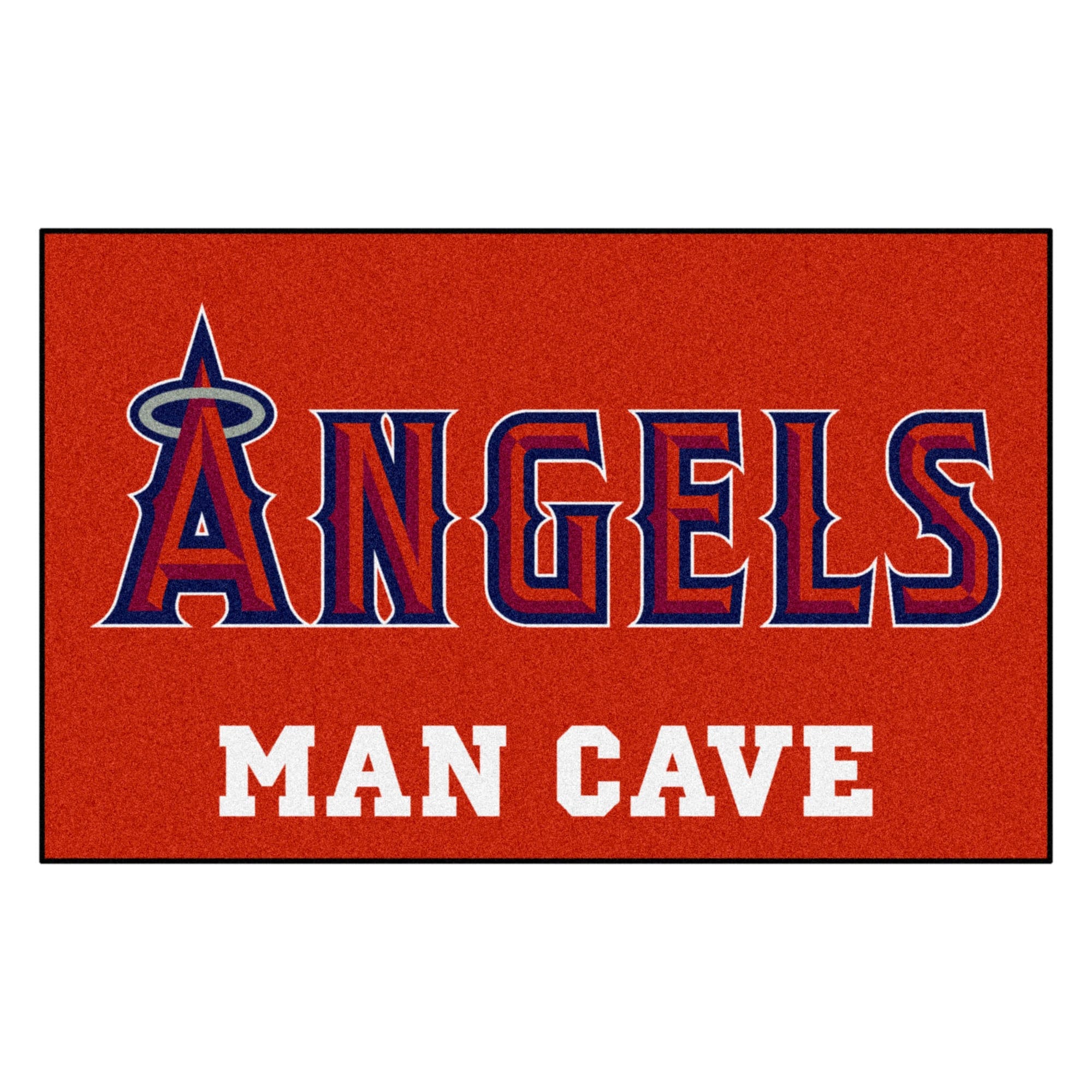 Los Angeles Angels Man Cave Ulti-Mat Rug - 5ft. x 8ft. - Los Angeles Angels