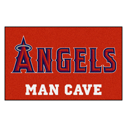 Los Angeles Angels Man Cave Ulti-Mat Rug - 5ft. x 8ft. - Los Angeles Angels