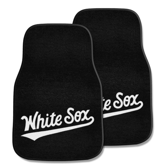 Chicago White Sox Front Carpet Car Mat Set - 2 Pieces - Chicago White Sox