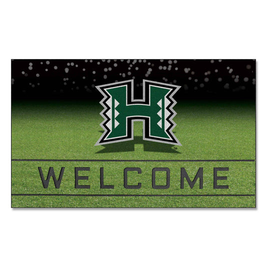Hawaii Rainbows Rubber Door Mat - 18in. x 30in. - Hawaii