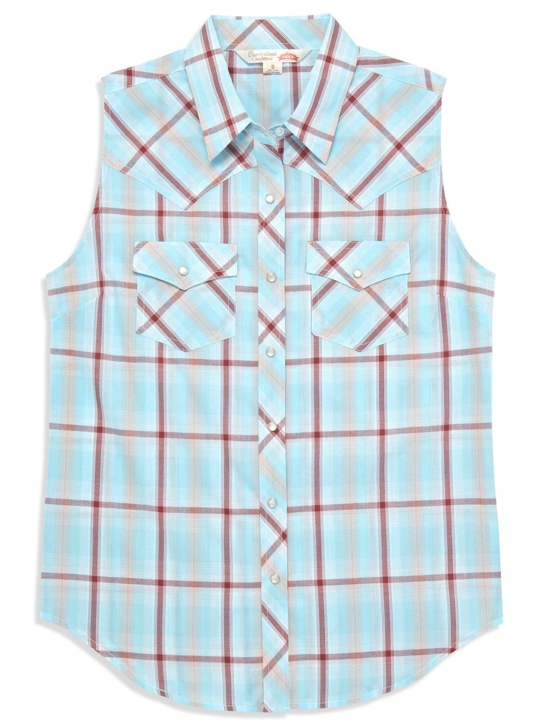 Women's Ely Cattleman Plaid Sleeveless Shirt