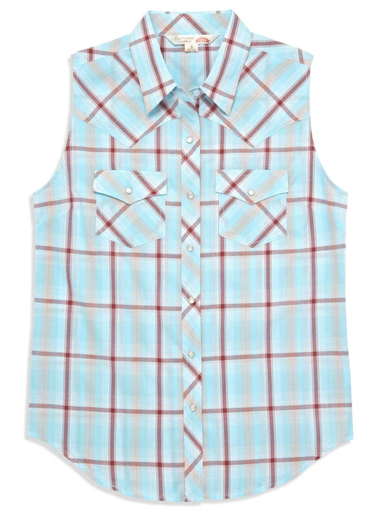 Women's Ely Cattleman Plaid Sleeveless Shirt