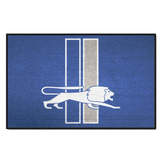 Detroit Lions Starter Mat Accent Rug - 19in. x 30in., NFL Vintage - Detroit Lions