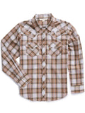 Women's Ely Walker Plaid Western Snap Shirt with Floral Embroidery - Ely Cattleman