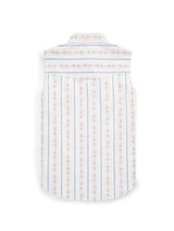 Women's Ely Walker White Horseshoe Wallpaper Floral Print Sleeveless Shirt - Ely Cattleman - Flyclothing LLC